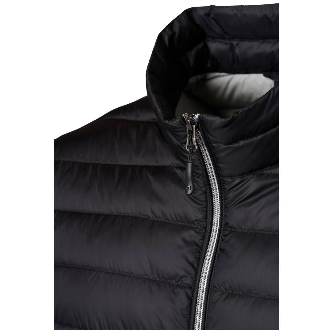 James & Nicholson Mens Down Jacket JN1140 Gr. M black/silver