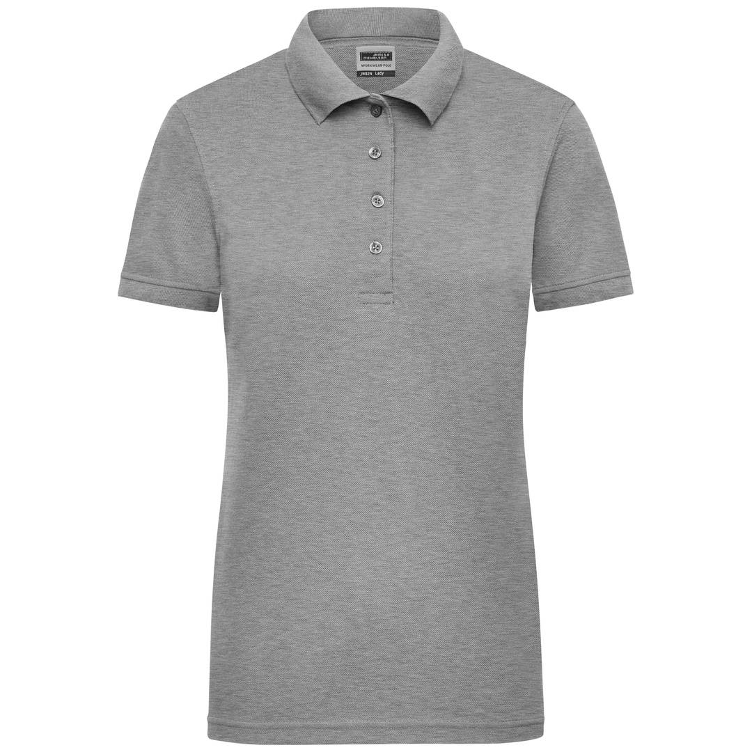 James & Nicholson Poloshirt Damen JN829 Gr. XL grey-heather