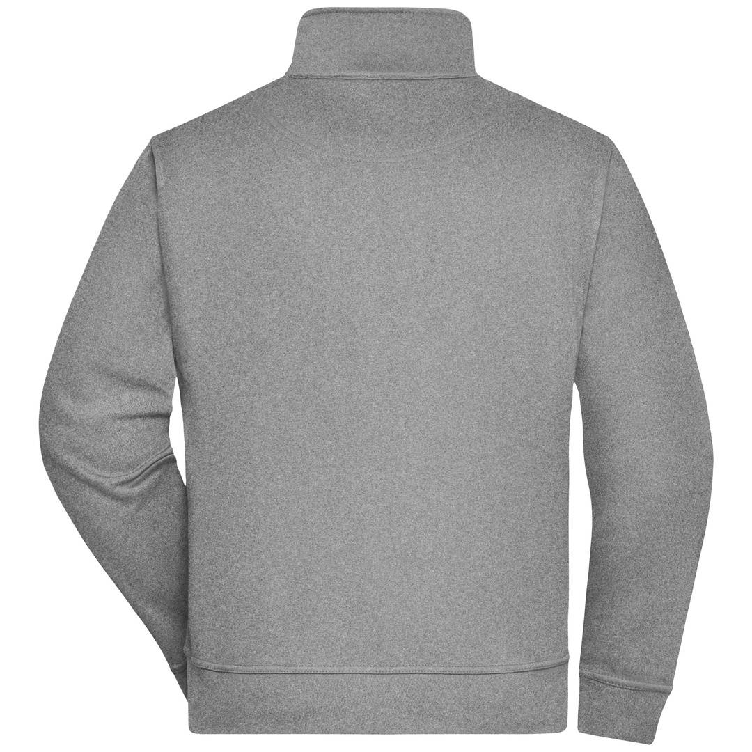 James & Nicholson Sweatjacke JN836 Gr. XS grey-heather