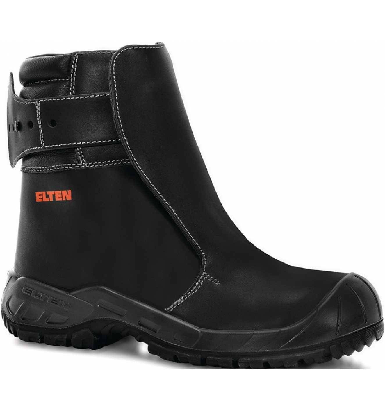 Elten Gießerstiefel Calvin Gr.41 schwarz Leder S3 SRC HRO HI1 Fe Al EN ISO 20349