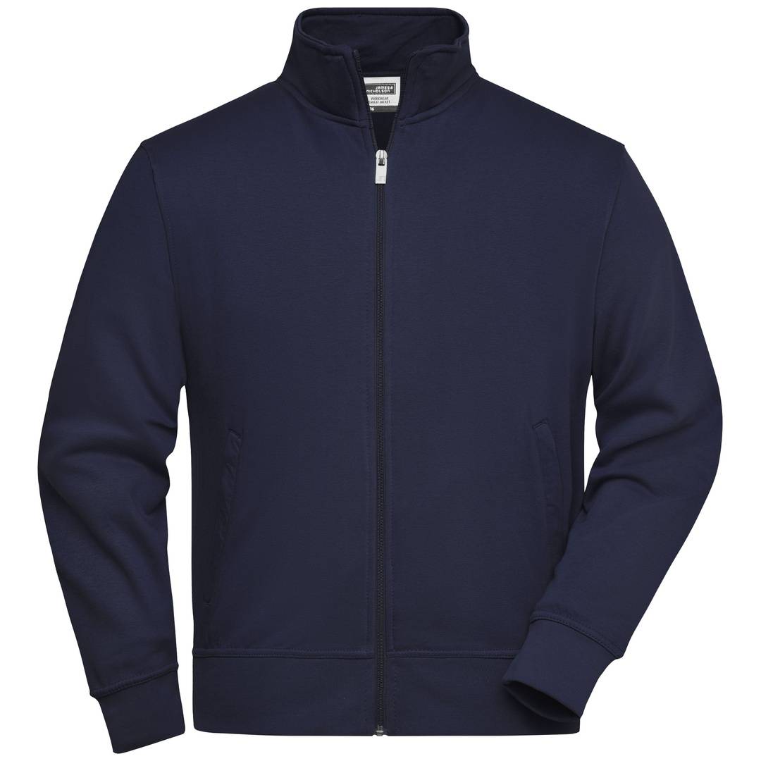 James & Nicholson Sweatjacke JN836 Gr. 4XL navy