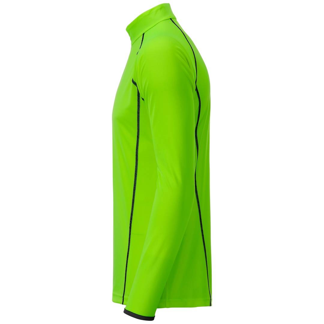 James & Nicholson Langarmshirt Herren JN498 Gr. S bright-green/black
