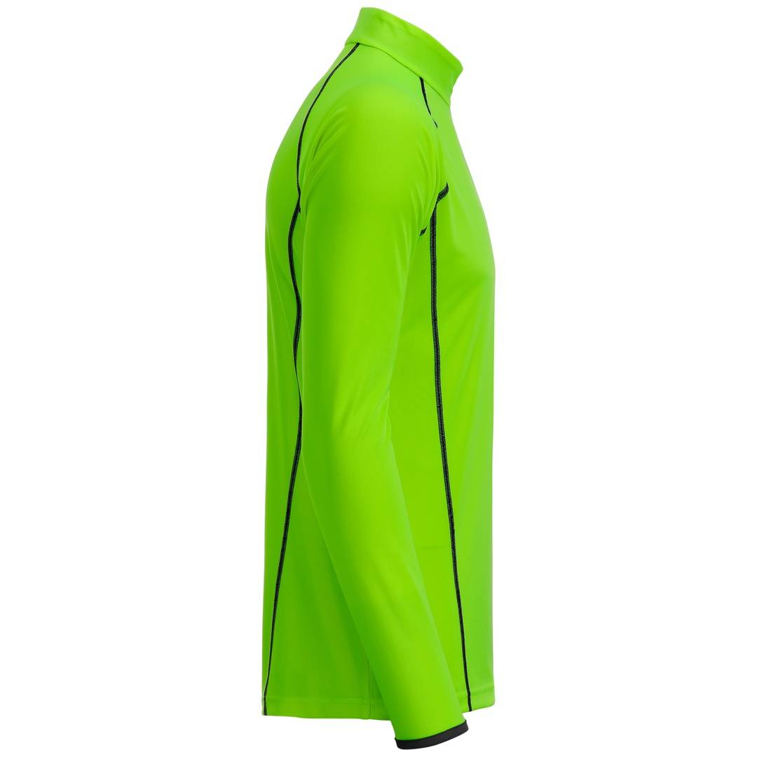 James & Nicholson Langarmshirt Herren JN498 Gr. S bright-green/black