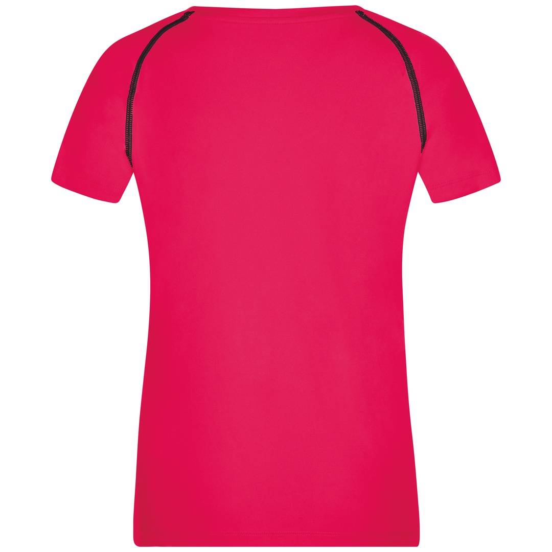 James & Nicholson Funktions-Shirt Damen JN495 Gr. M bright-pink/titan