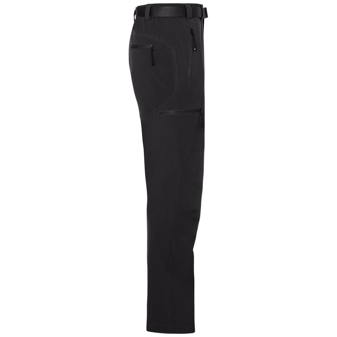 James & Nicholson Bi-elastische Herren Trekkinghose JN1206 Gr. L black/black