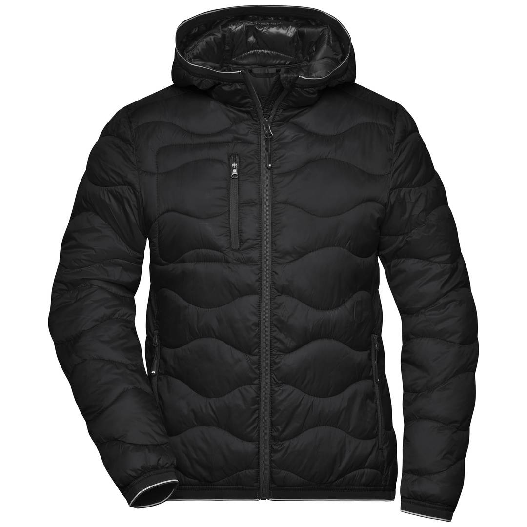 James & Nicholson Steppjacke mit Wattierung Damen JN1155 Gr. M schwarz