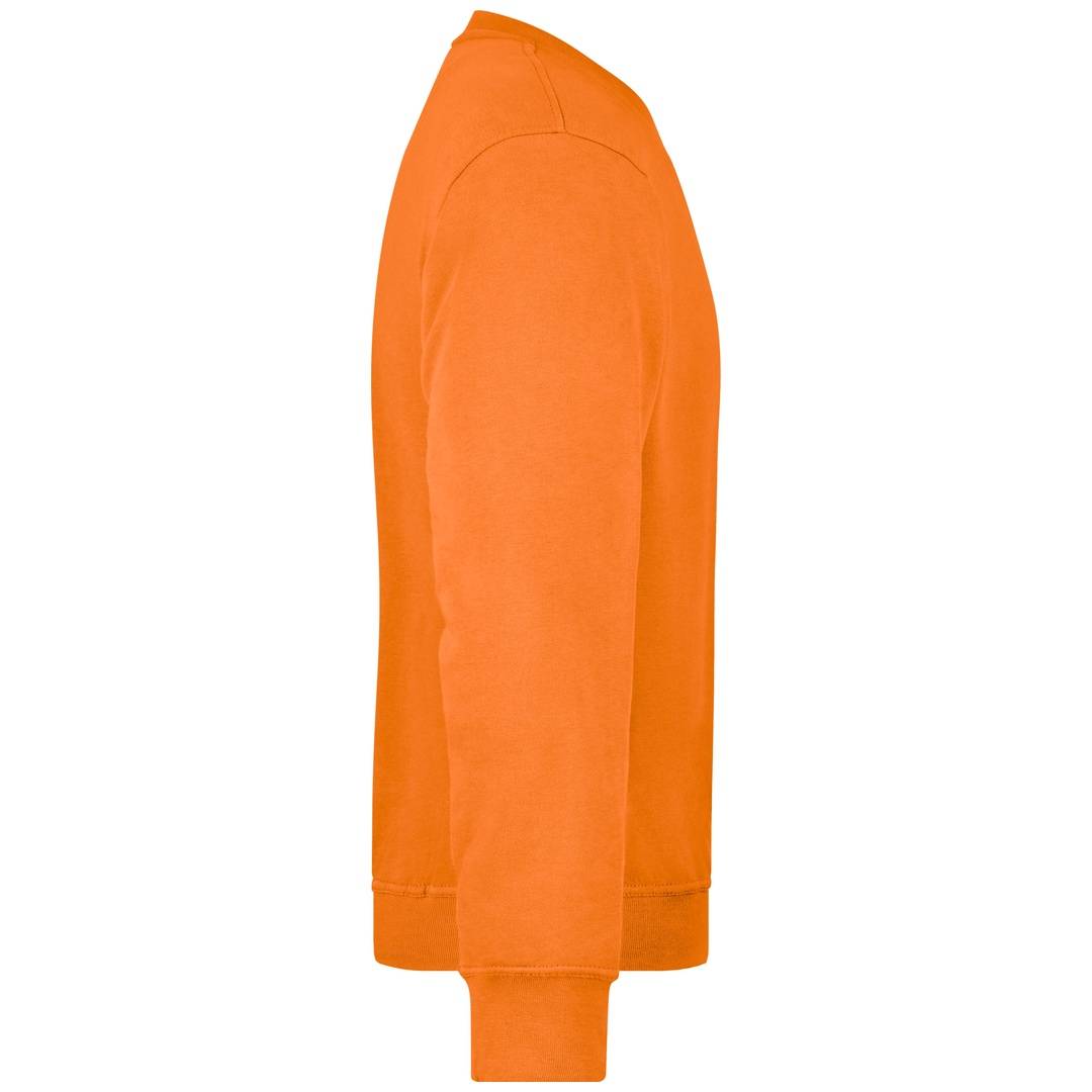 James & Nicholson Klassisches Rundhals-Sweatshirt JN840, Gr. 4XL orange