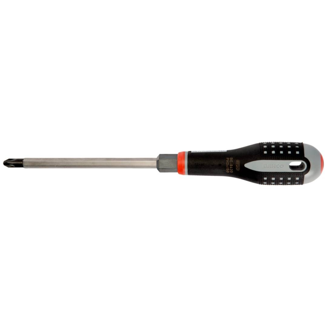 ERGO™ Schraubendreher für Phillips-Schrauben mit Ansatz und Gummigriff PH4 x 200 mm
