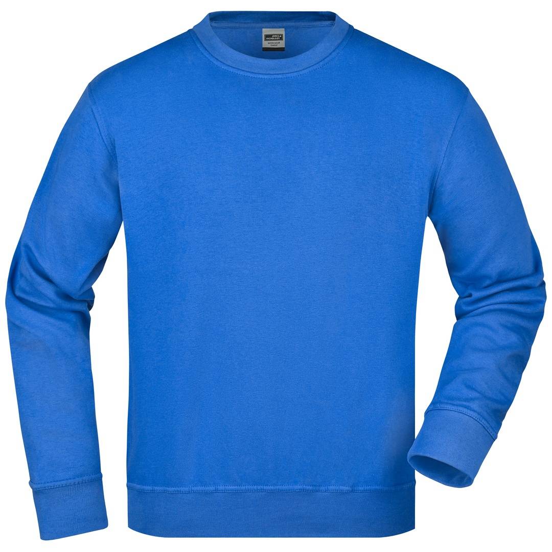 James & Nicholson Klassisches Rundhals-Sweatshirt JN840, Gr. L royal