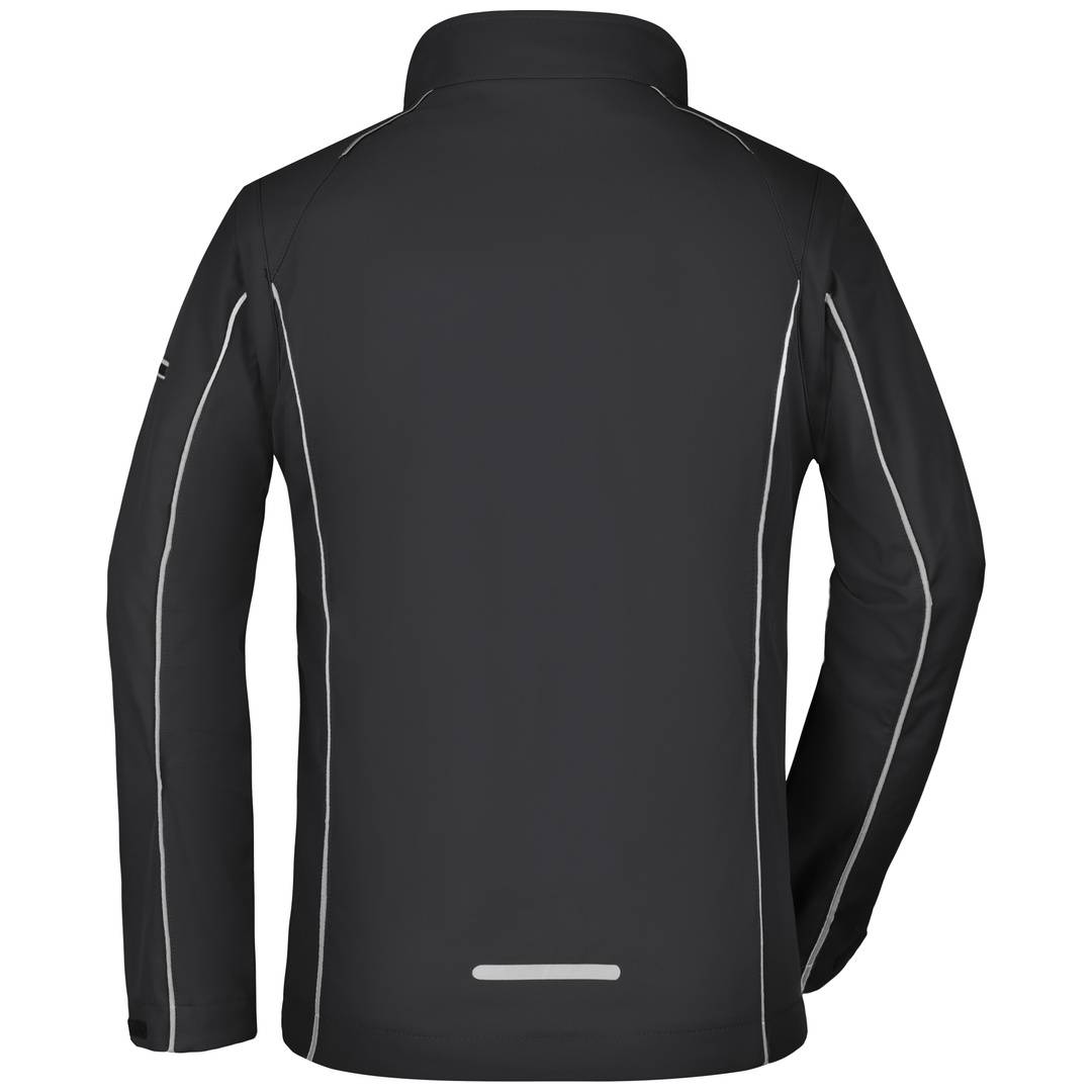 James & Nicholson Damen Zip-Off Softshell Jacke JN1121 Gr. S black/silver