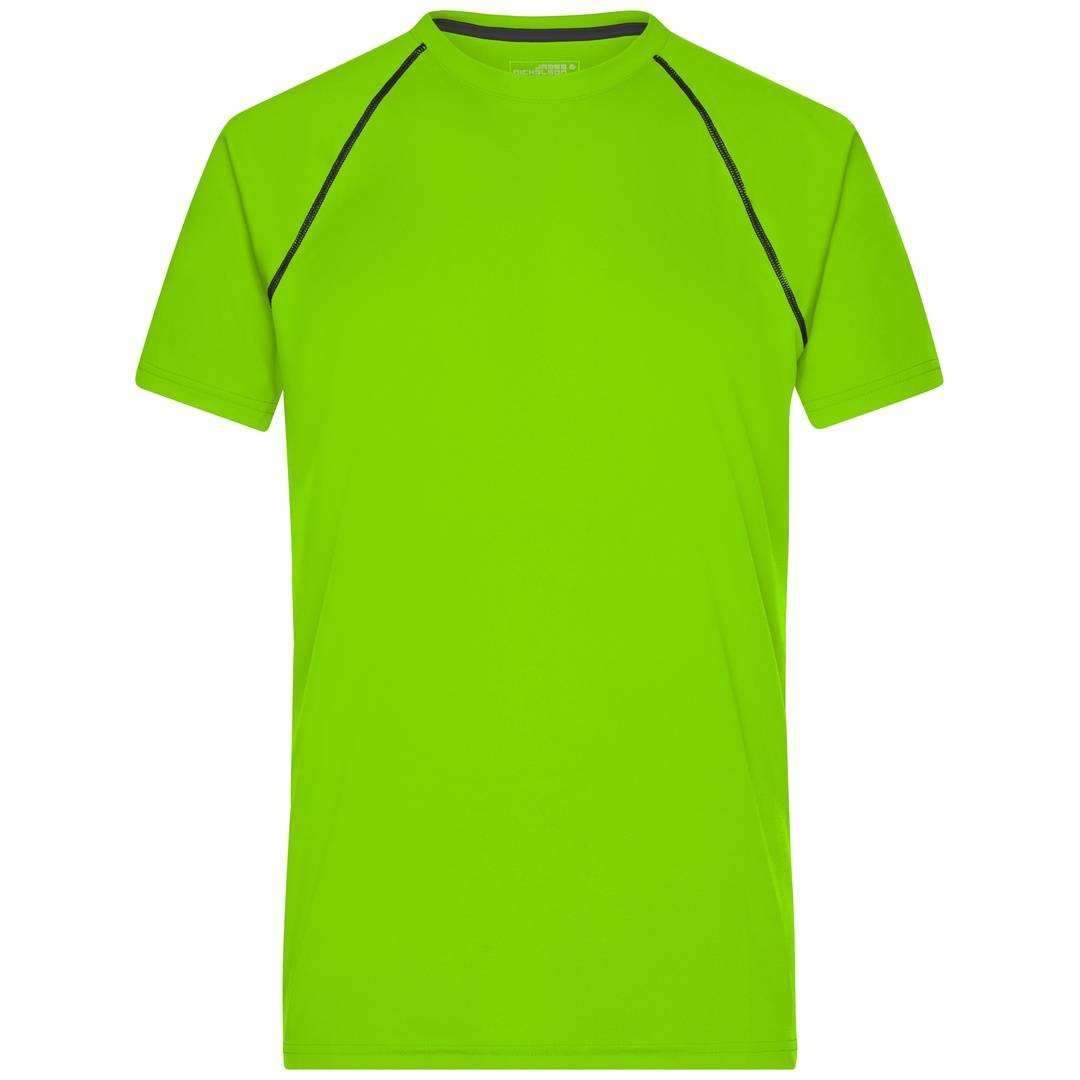 James & Nicholson Funktions-Shirt Herren JN496 Gr. 2XL bright-green/black