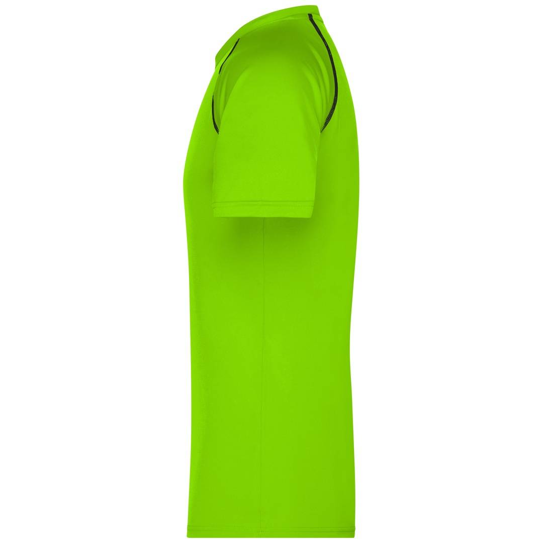 James & Nicholson Funktions-Shirt Herren JN496 Gr. 2XL bright-green/black
