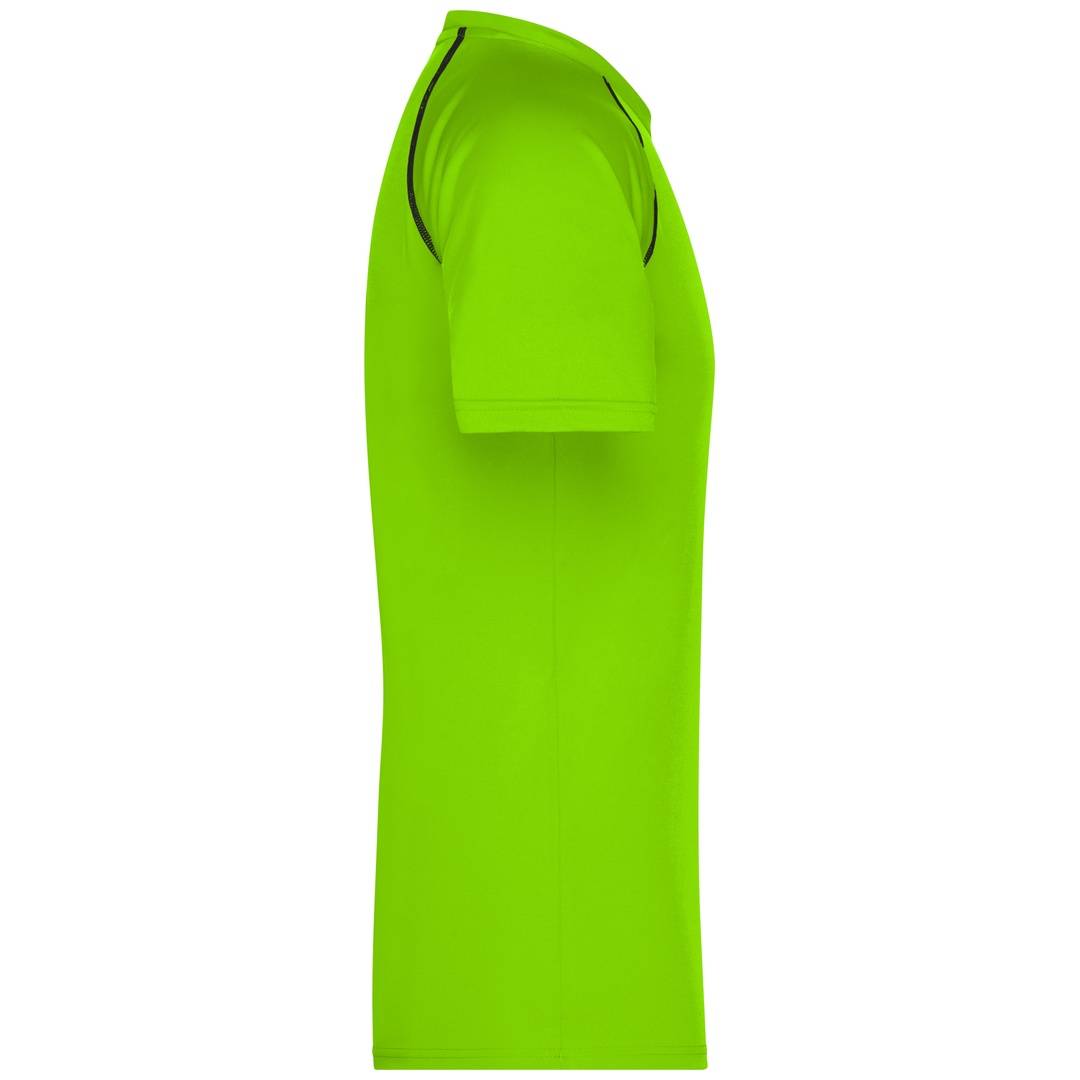 James & Nicholson Funktions-Shirt Herren JN496 Gr. 2XL bright-green/black