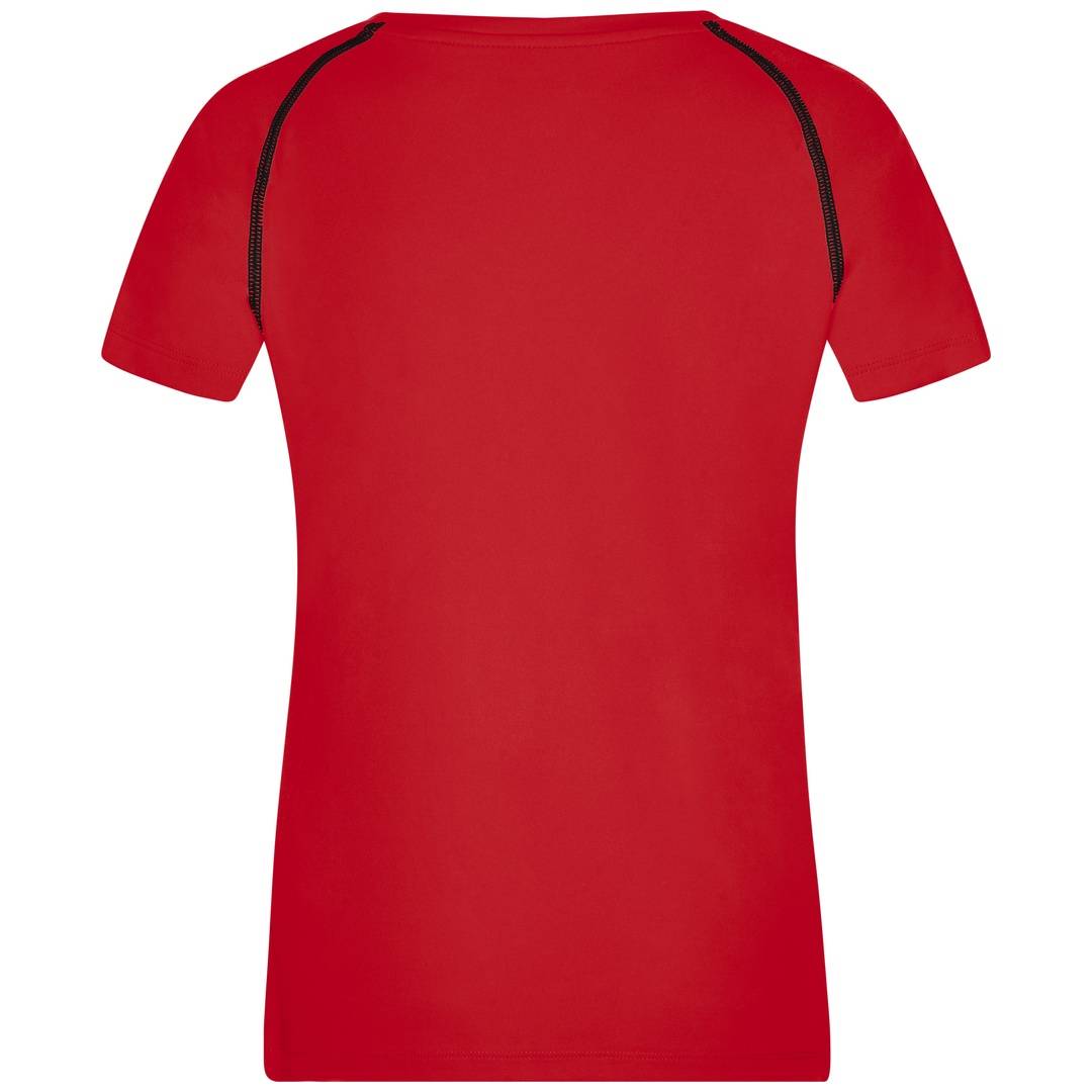 James & Nicholson Funktions-Shirt Damen JN495 Gr. 2XL red/black