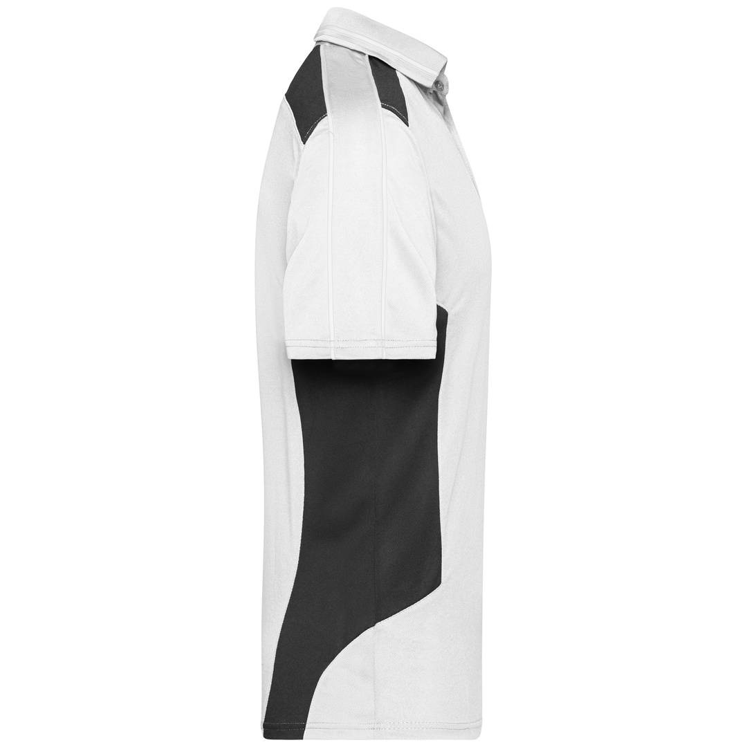 James & Nicholson Poloshirt Herren JN828 Gr. XL white/carbon