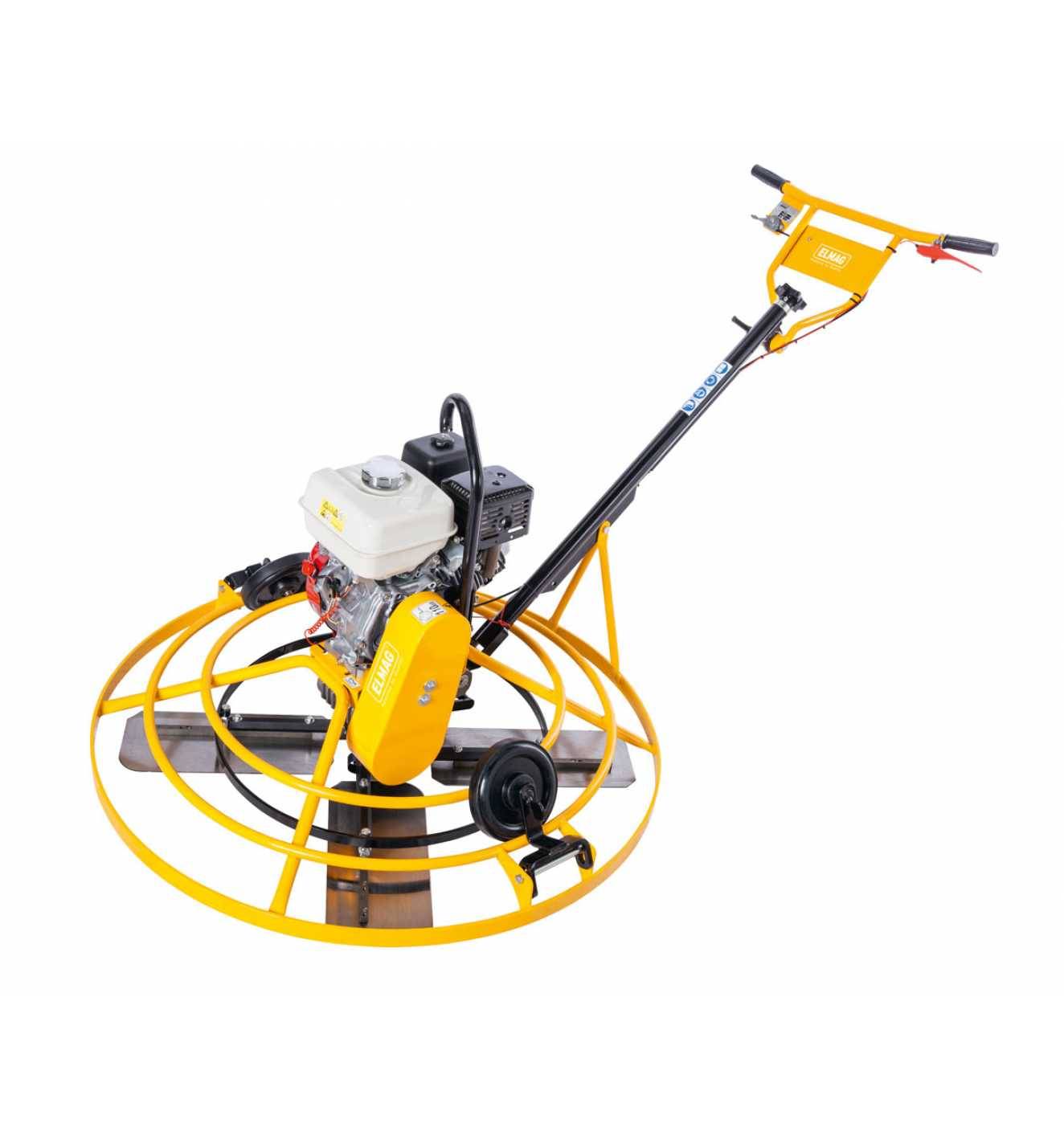 ELMAG Flügelglätter FGB-122, mit Honda- Motor GX240, Ø 1200 m, inkl. Fliehkraftkupplung und Transporträder
