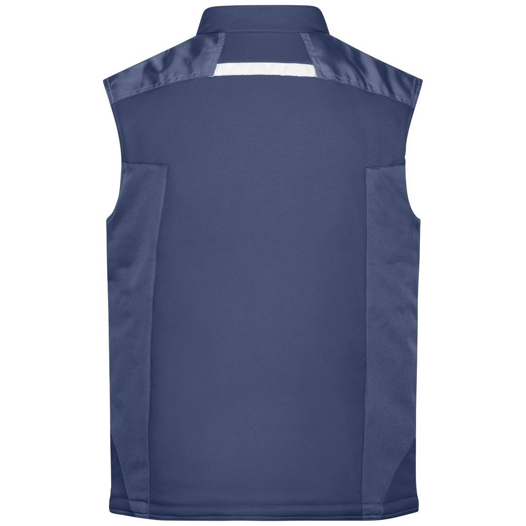 James & Nicholson Professionelle Softshellweste mit Innenfutter JN825 Gr. XL navy/navy