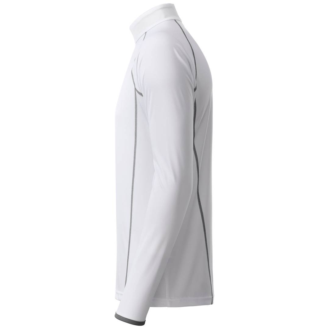 James & Nicholson Langarmshirt Herren JN498 Gr. S white/silver