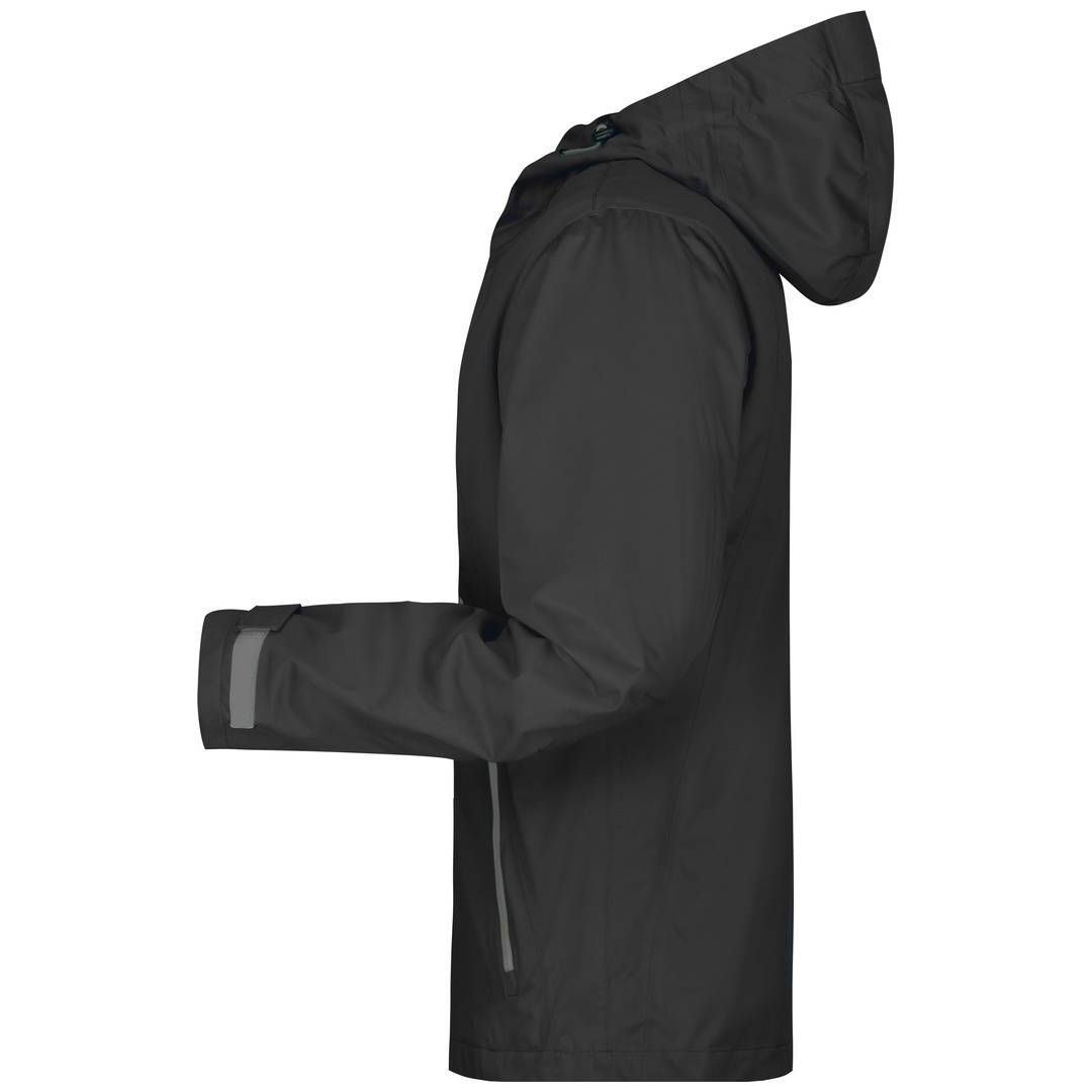 James & Nicholson Ultraleichte Softshelljacke Herren JN1098 Gr. XL schwarz/silber
