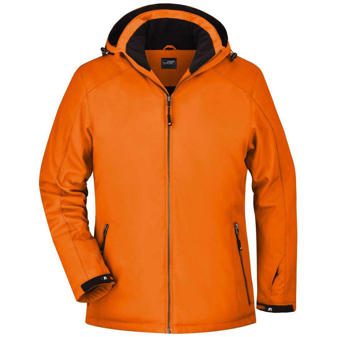 James & Nicholson Wintersport Jacke Damen JN1053 Gr. L dark-orange
