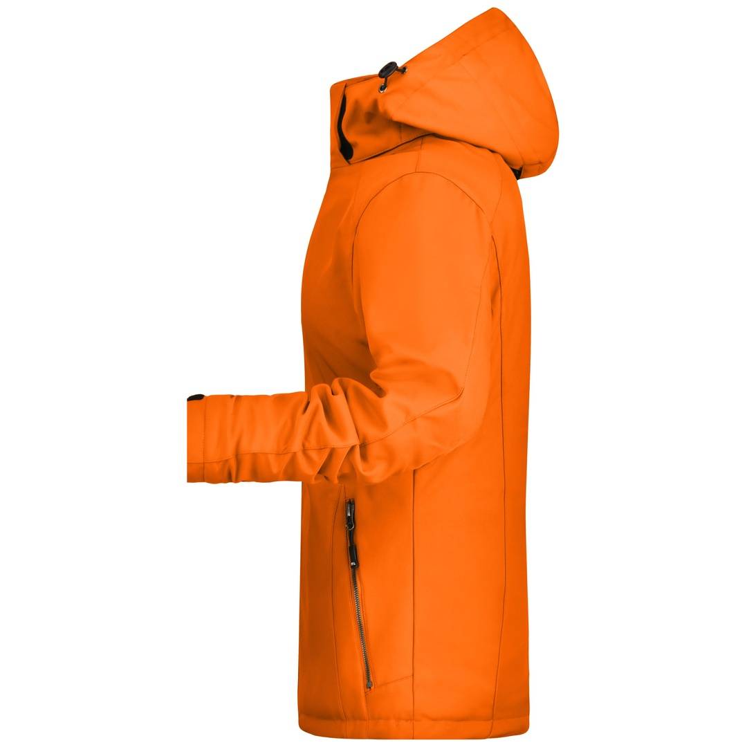 James & Nicholson Wintersport Jacke Damen JN1053 Gr. L dark-orange