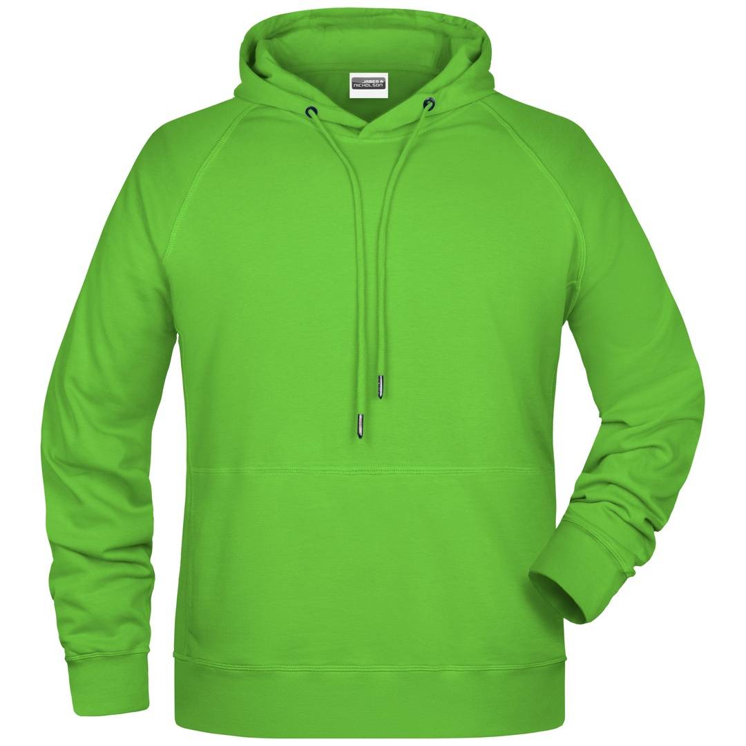James & Nicholson Kapuzensweat JN8024 Gr. S lime-green