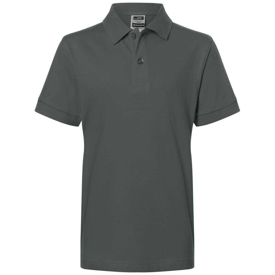 James & Nicholson Poloshirt Kinder JN070K Gr. M-122/128 graphite