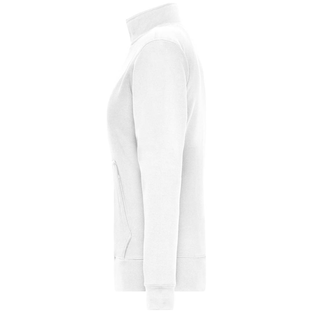 James & Nicholson Fleecejacke Damen JN1809 Gr. 3XL weiß