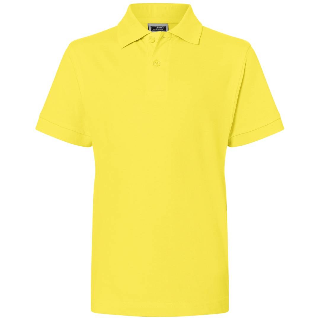 James & Nicholson Poloshirt Kinder JN070K Gr. M-122/128 yellow