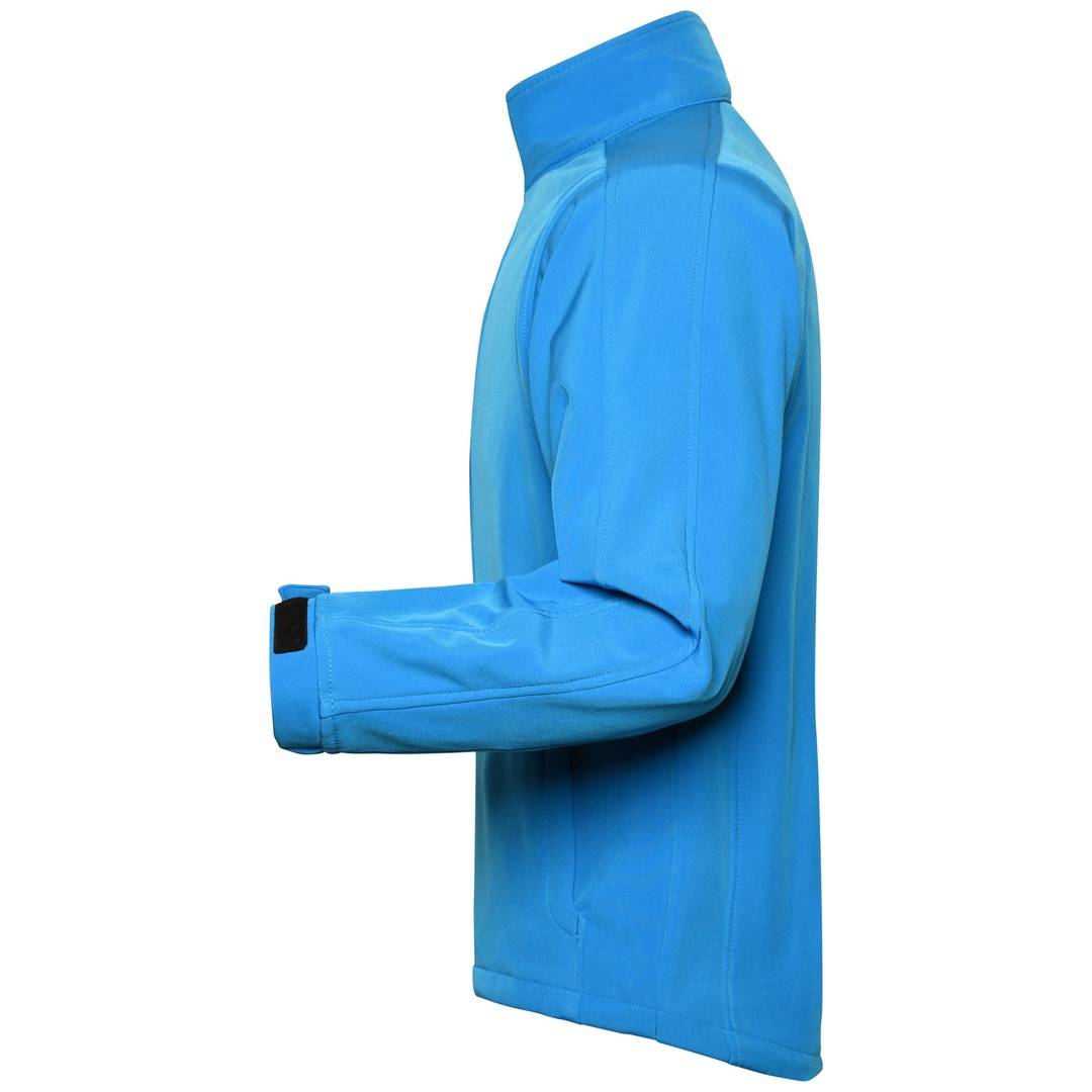 James & Nicholson Softshell Jacke Herren JN135 Gr. M aqua