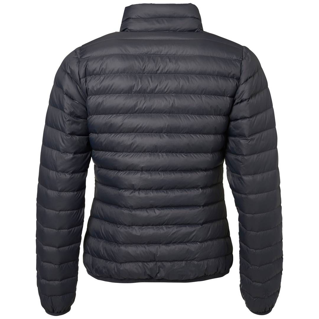 James & Nicholson leichte, klassische Daunenjacke JN1139 Gr. XL graphit/silber
