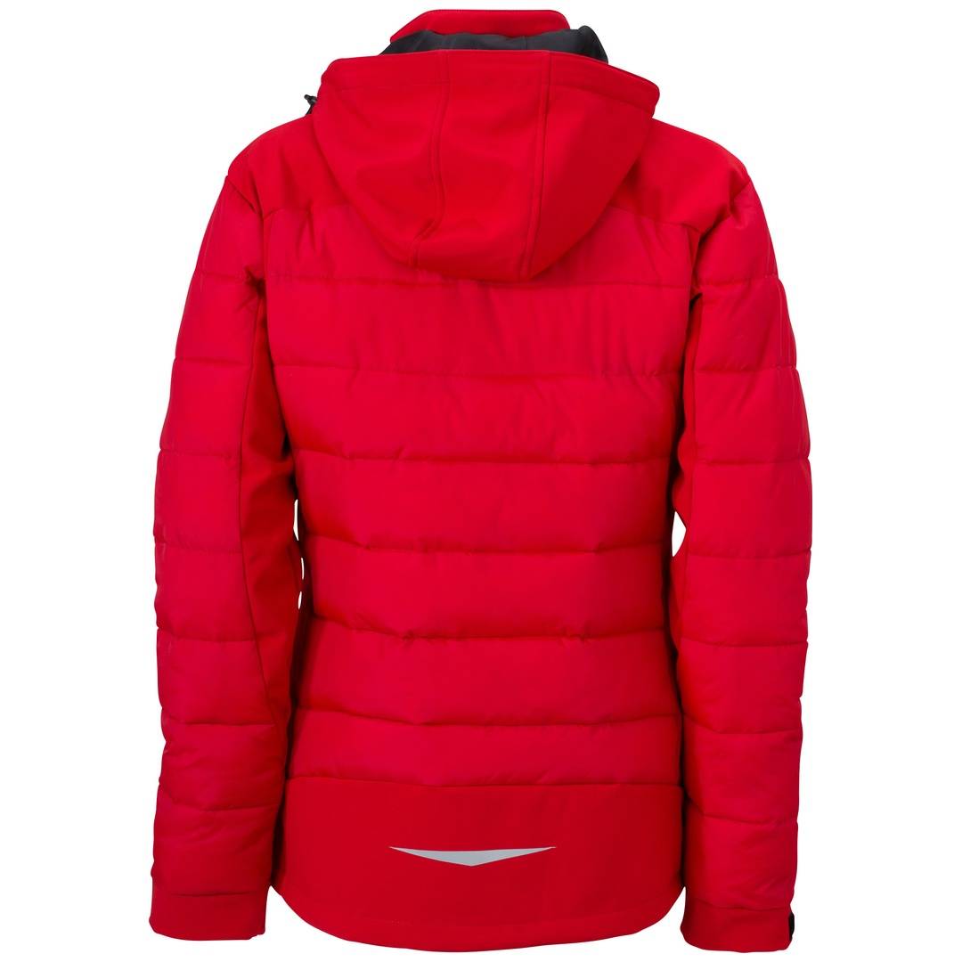 James & Nicholson Ladies Outdoor Hybrid Jacket JN1049 Gr. L red