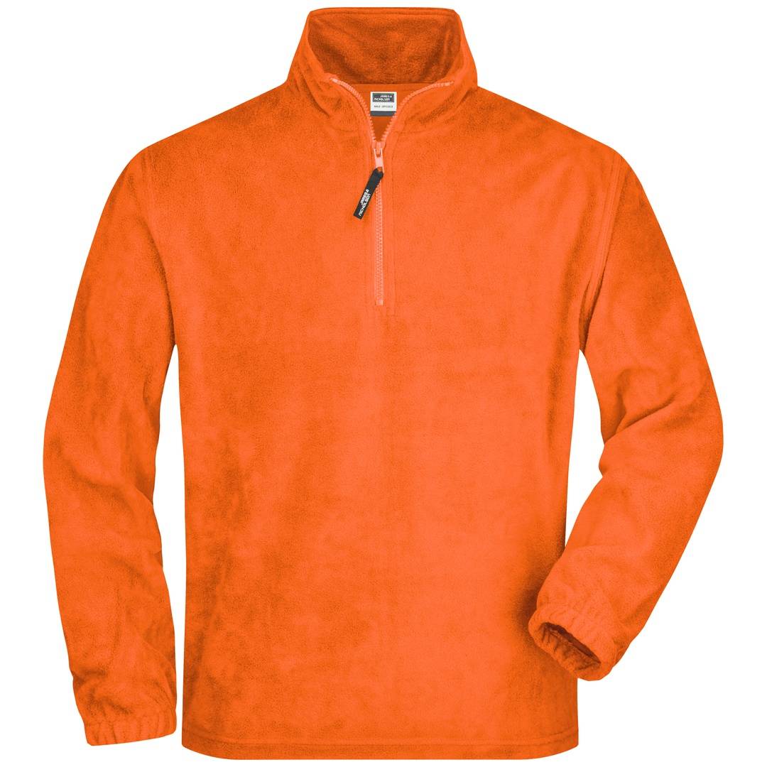 James & Nicholson Sweatshirt in schwerer Fleece-Qualität JN043 Gr. XL orange