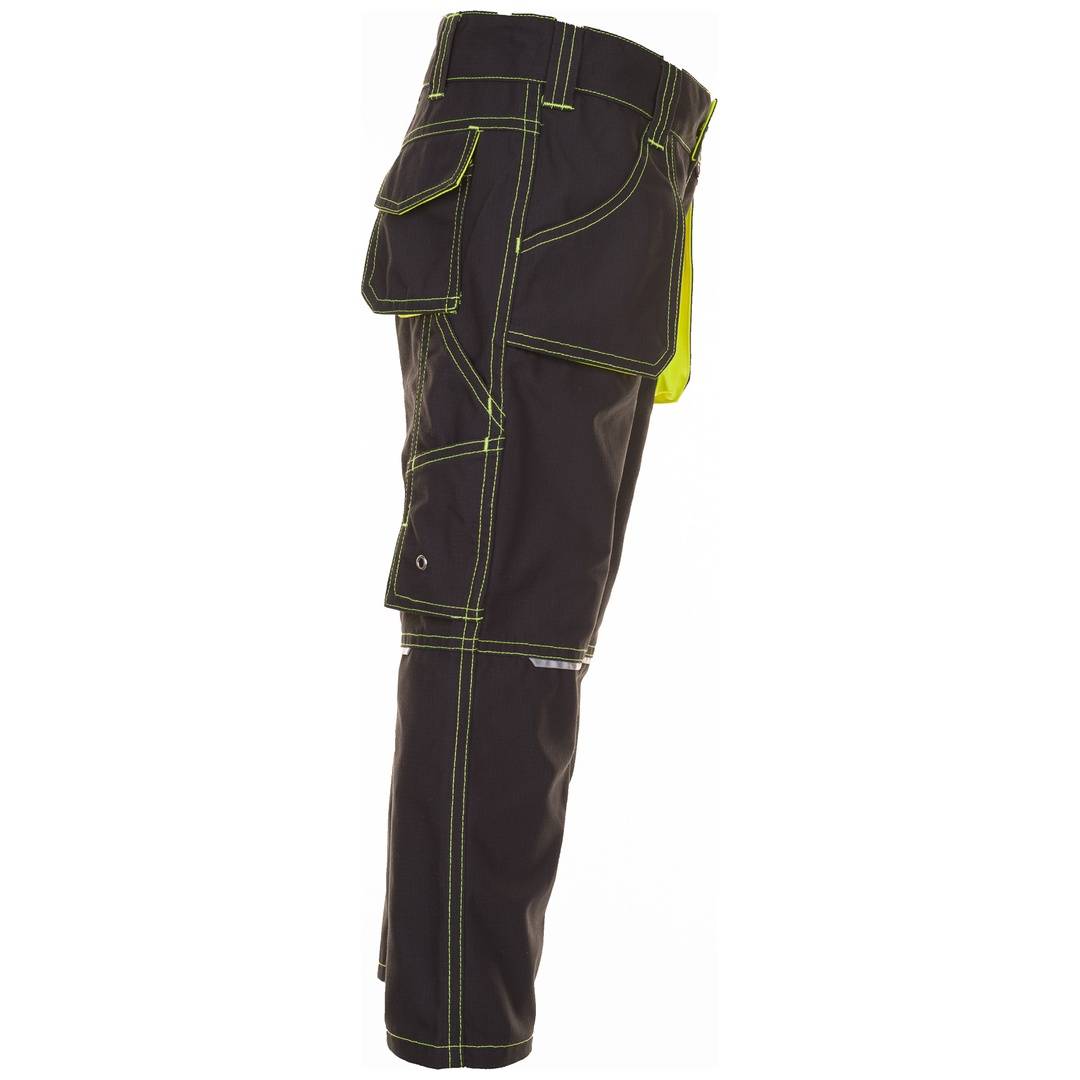 Junior Bundhose, Farbe anthrazit/gelb, Gr.98/104