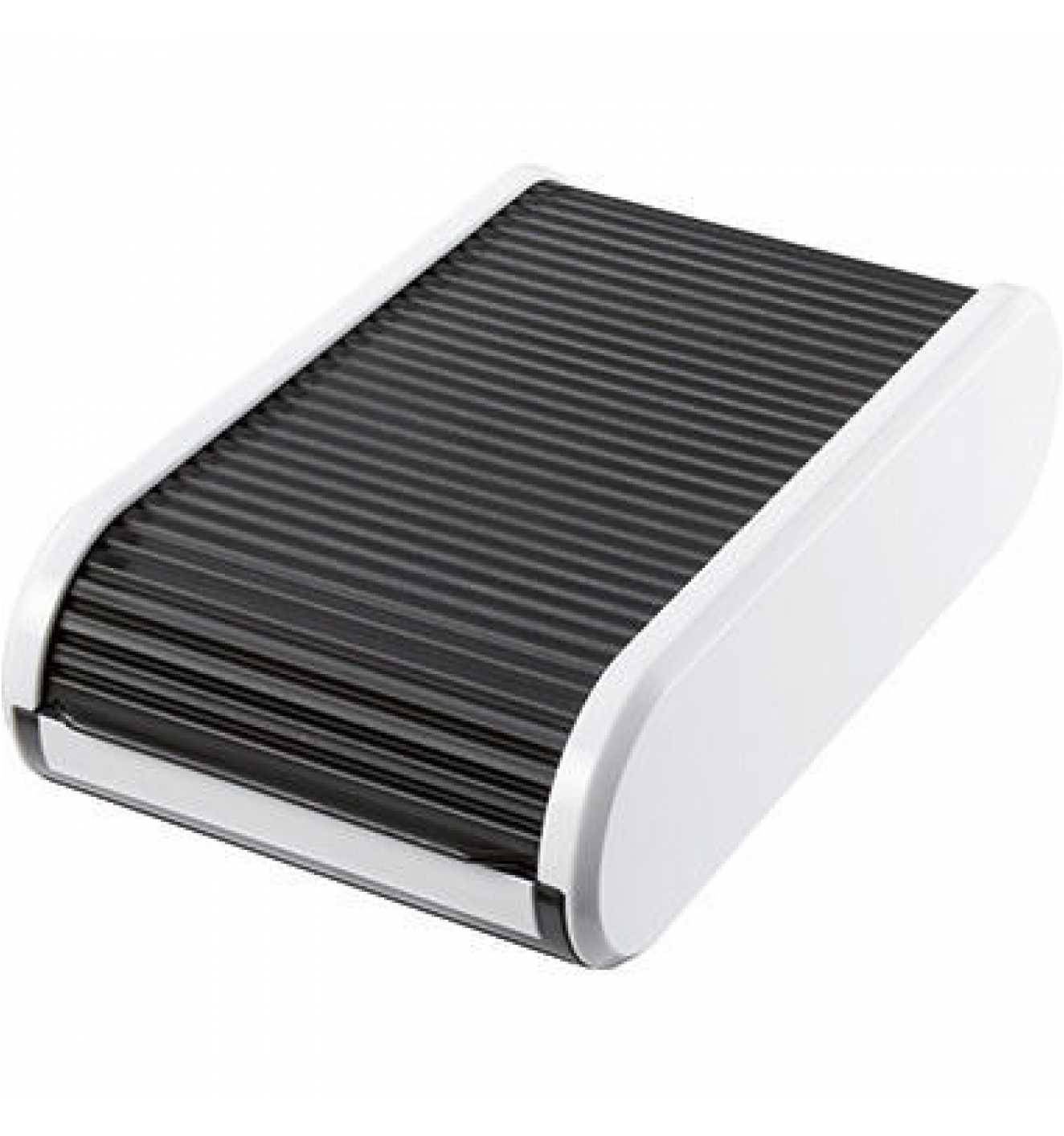 helit Visitenkartenbox H6218090 max. 300Karten schwarz weiß