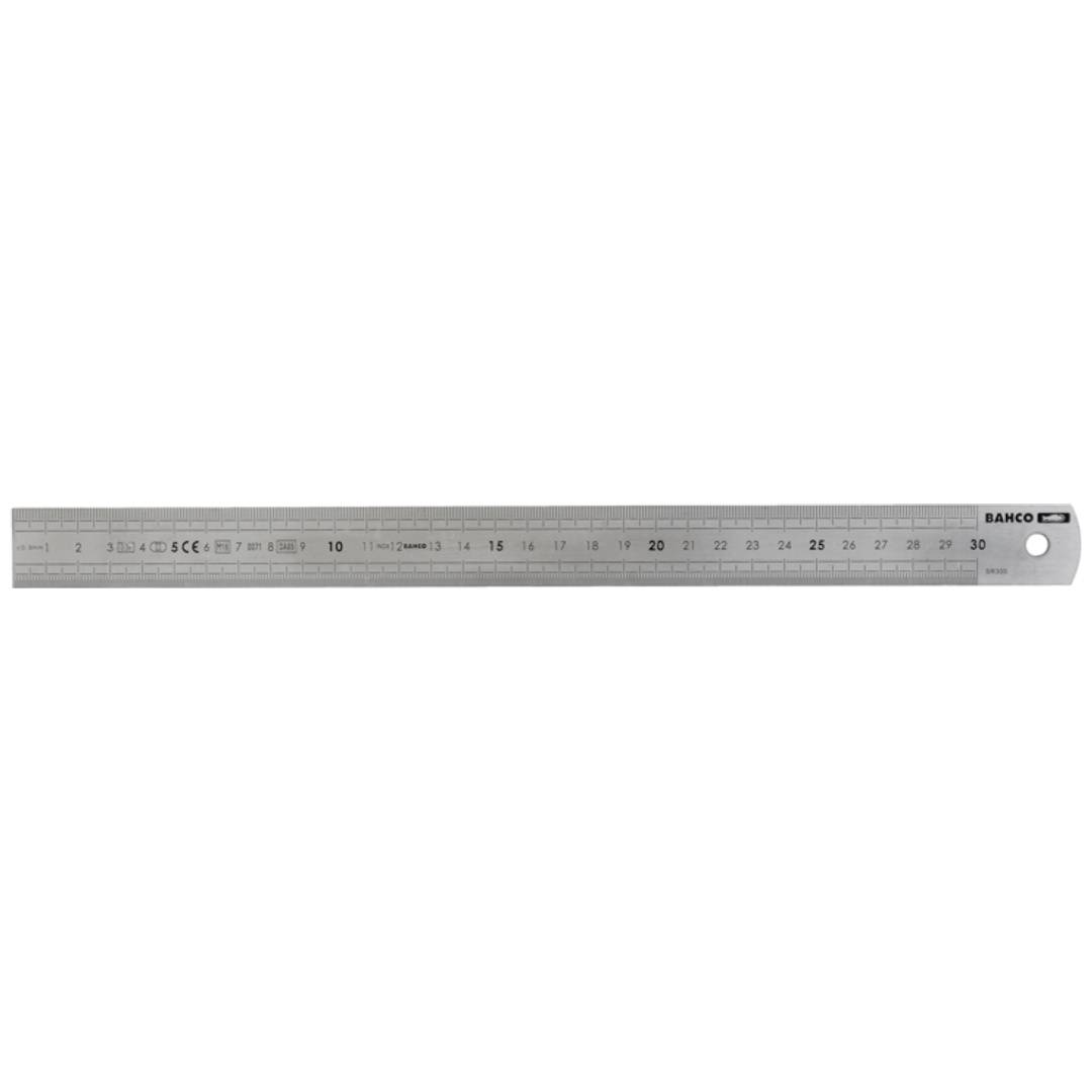 Bahco Lineal aus Edelstahl, 200 mm