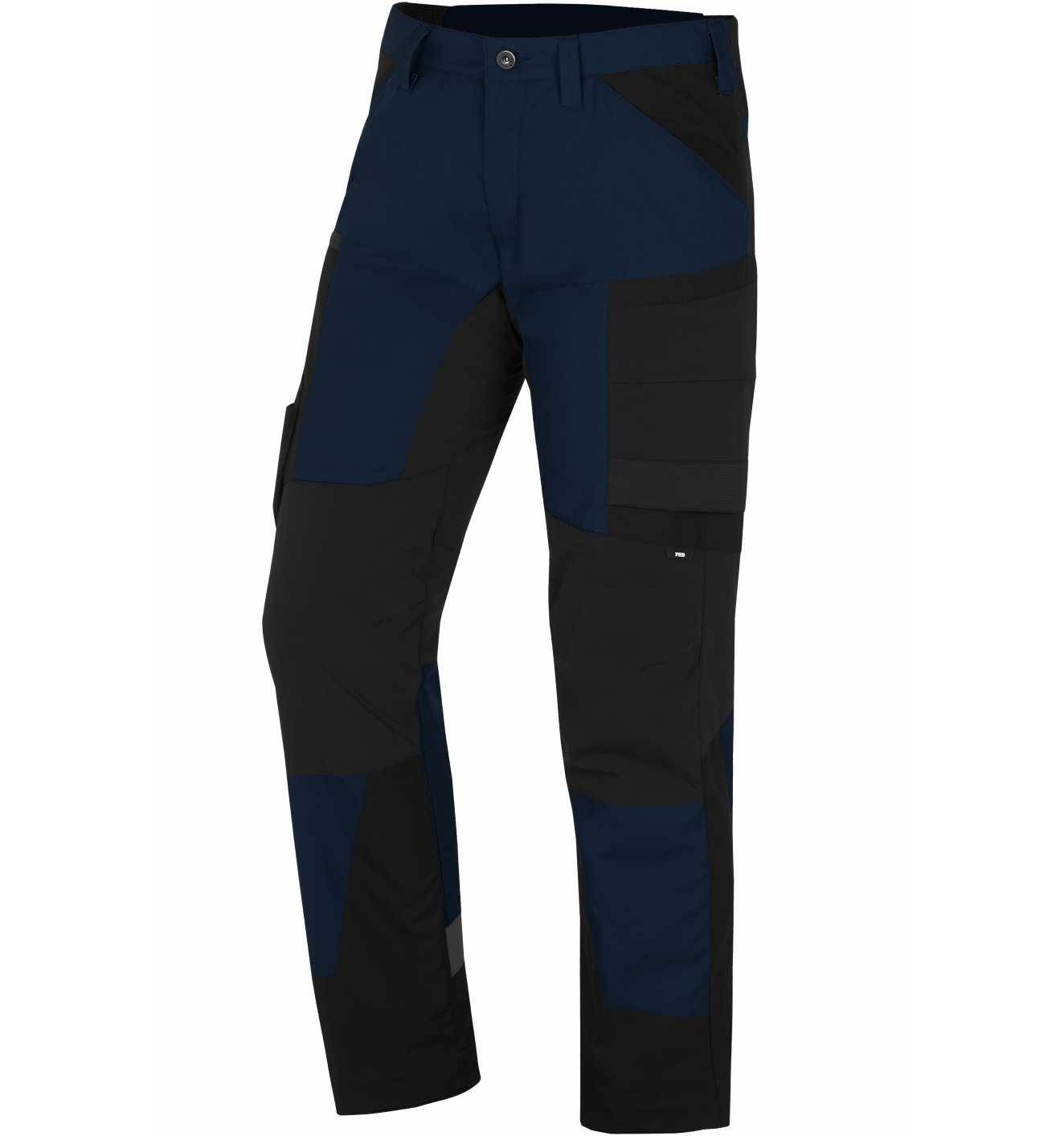 FHB MIO Arbeitshose elastisch, marine-schwarz, Gr. 46