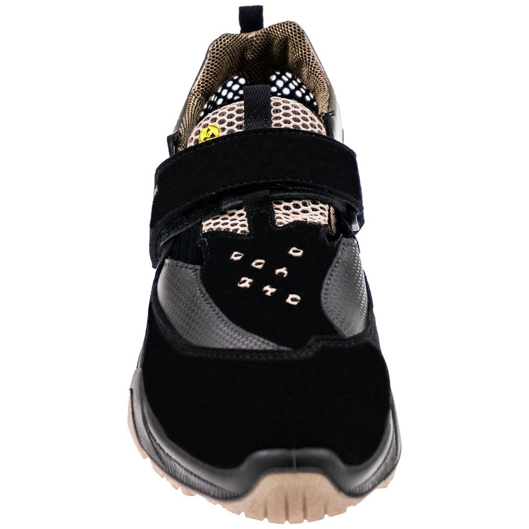 Steitz Secura Sicherheitshalbschuh Grace S1 ESD SRC DGUV Gr.42 NB schwarz/gold