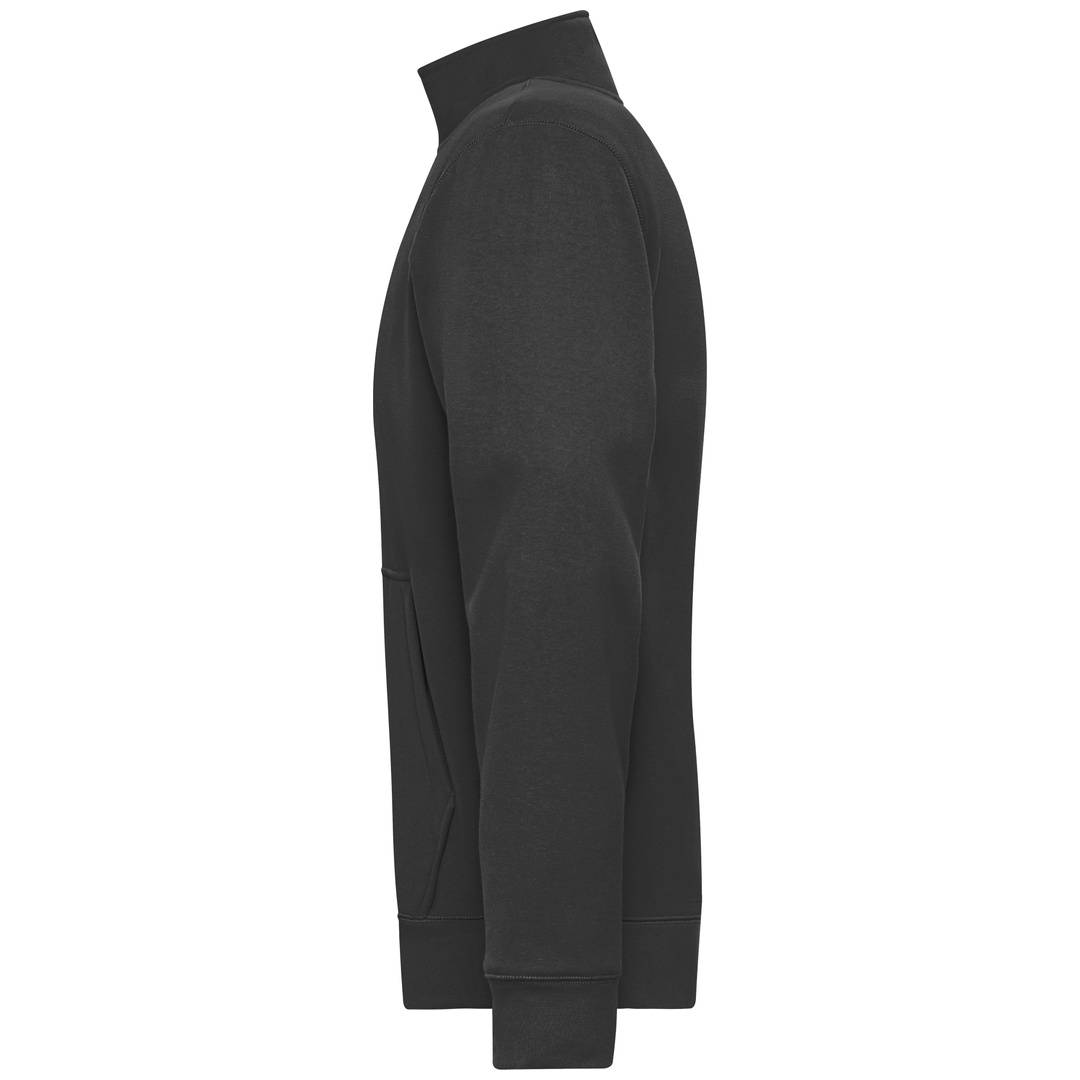 James & Nicholson Fleecejacke Herren JN1810 Gr. 4XL schwarz