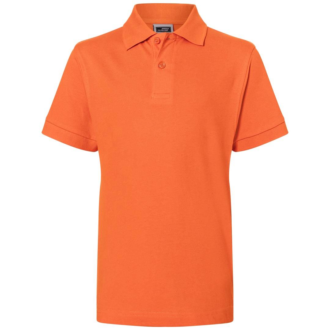 James & Nicholson Poloshirt Kinder JN070K Gr. L-134/140 dark-orange