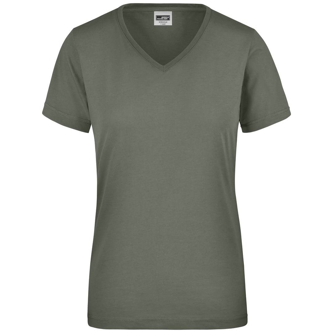 James & Nicholson T-Shirt Damen JN837 Gr. 4XL dark-grey
