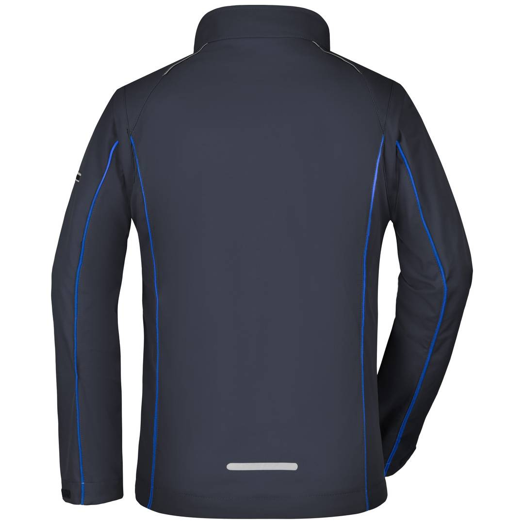 James & Nicholson Damen Zip-Off Softshell Jacke JN1121 Gr. L navy/royal
