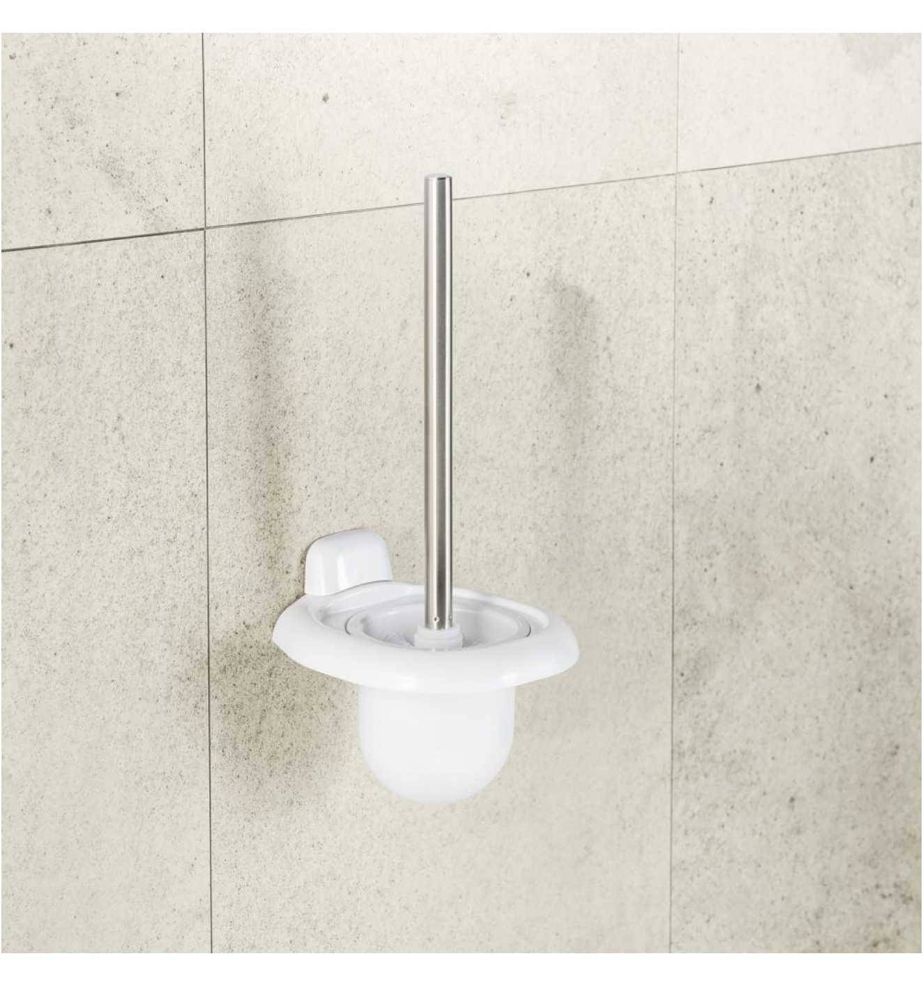 Wenko WC-Wandgarnitur Pure Kunststoff, weiß