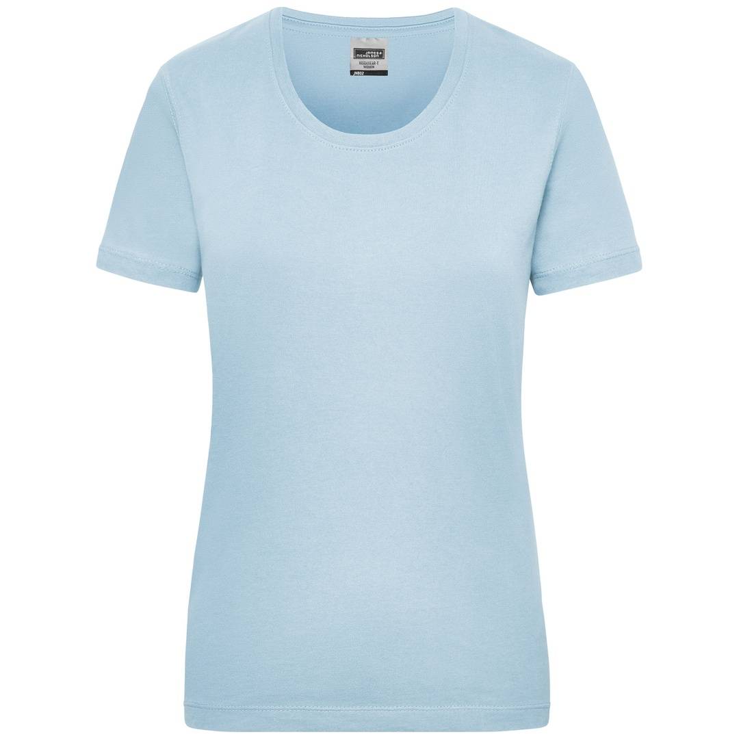 James & Nicholson Workwear T-Shirt Damen JN802 Gr. 2XL light-blue