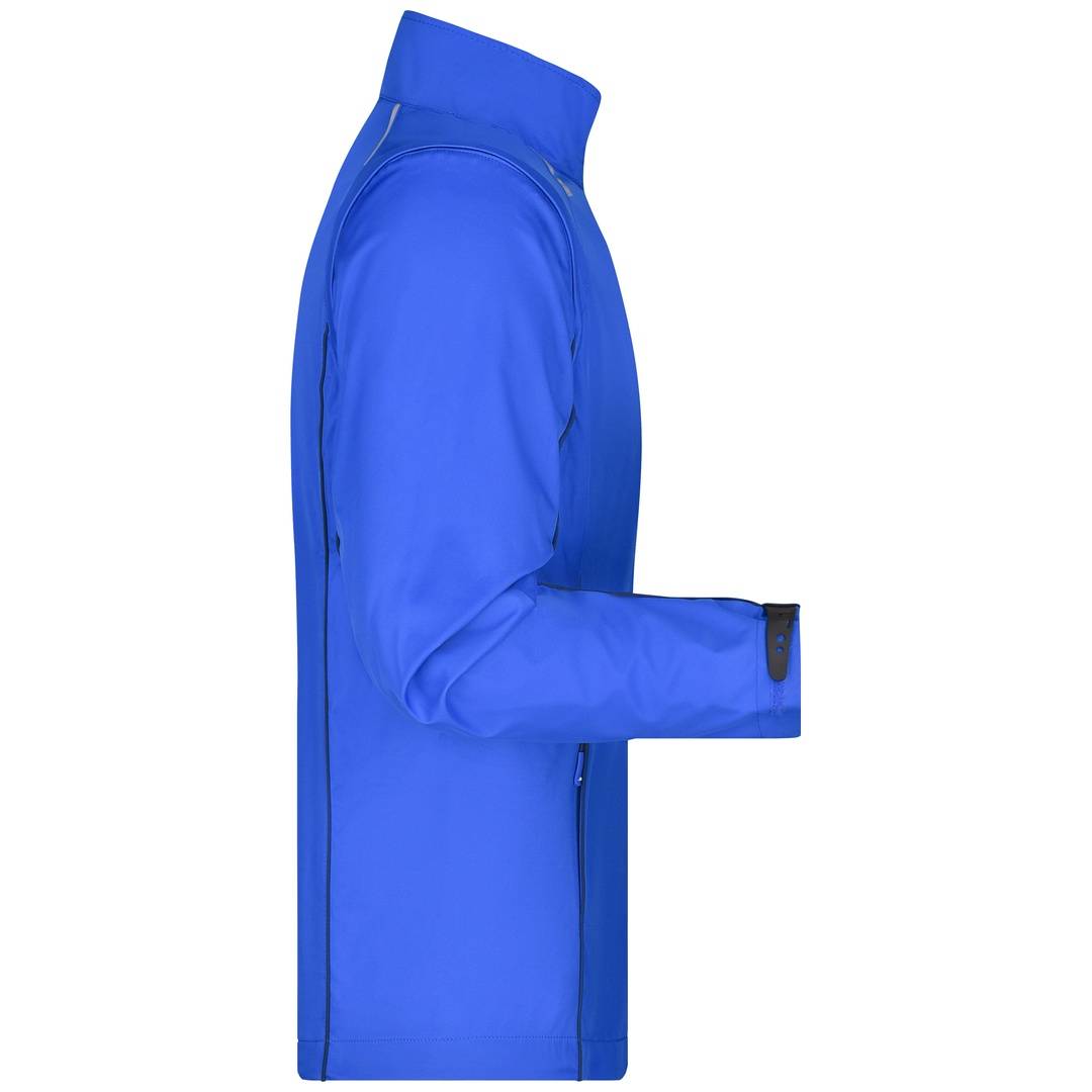 James &amp; Nicholson Herren Zip-Off Softshell Jacke JN1122 Gr. M nautic-blue/navy