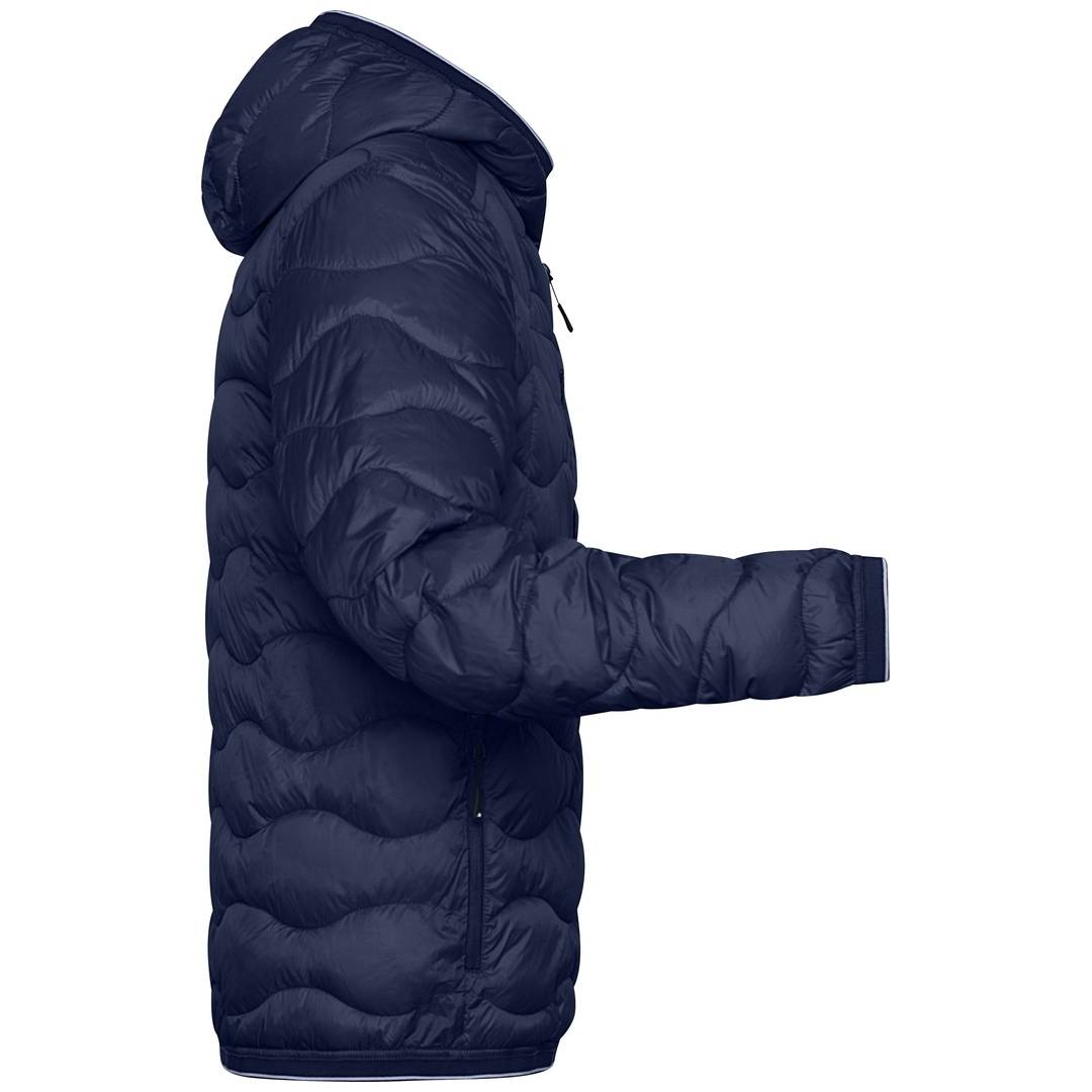 James &amp; Nicholson Steppjacke mit Wattierung Herren JN1156 Gr. M navy/silber