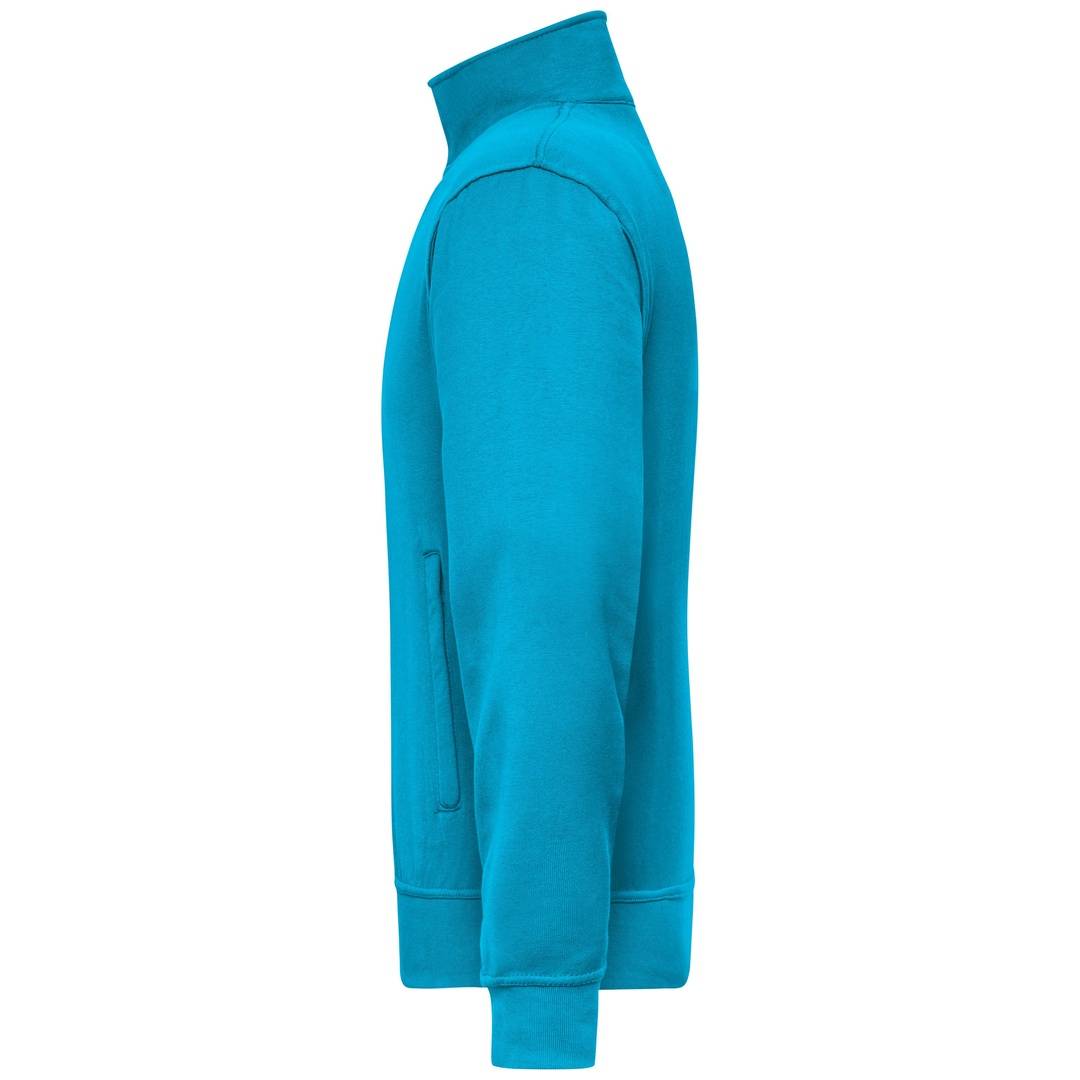 James & Nicholson Sweatjacke JN836 Gr. 4XL turquoise