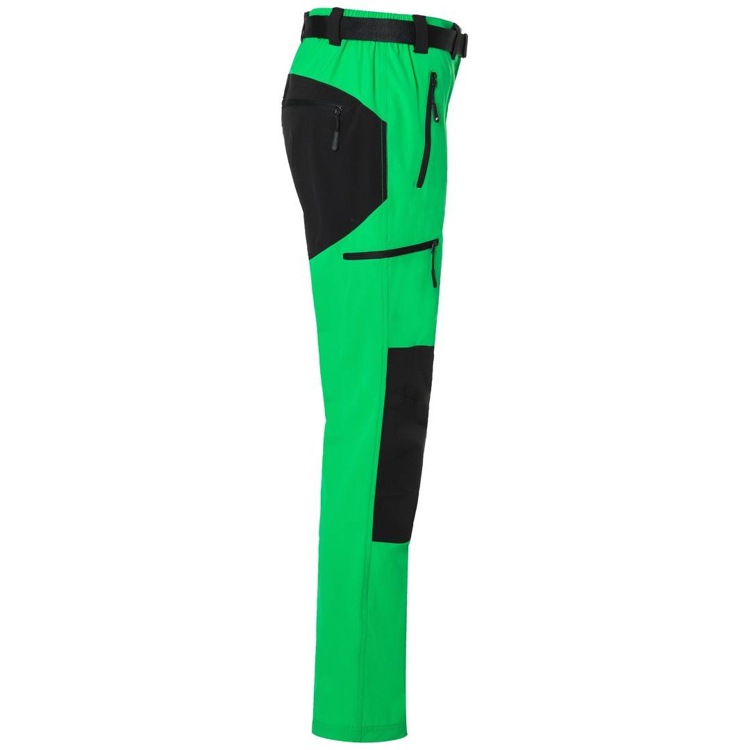 James & Nicholson Bi-elastische Damen Trekkinghose JN1205 Gr. L fern-green/black