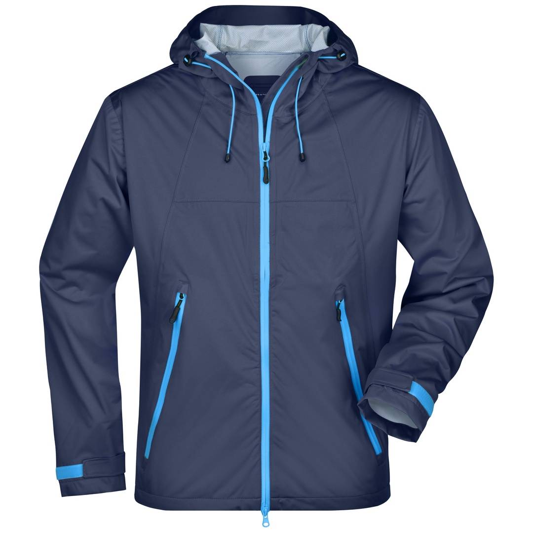 James & Nicholson Ultraleichte Softshelljacke Herren JN1098 Gr. L navy/cobalt