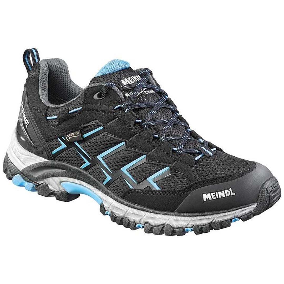 Meindl Halbschuh Caribe Lady GTX Gr. 38 schwarz/azur